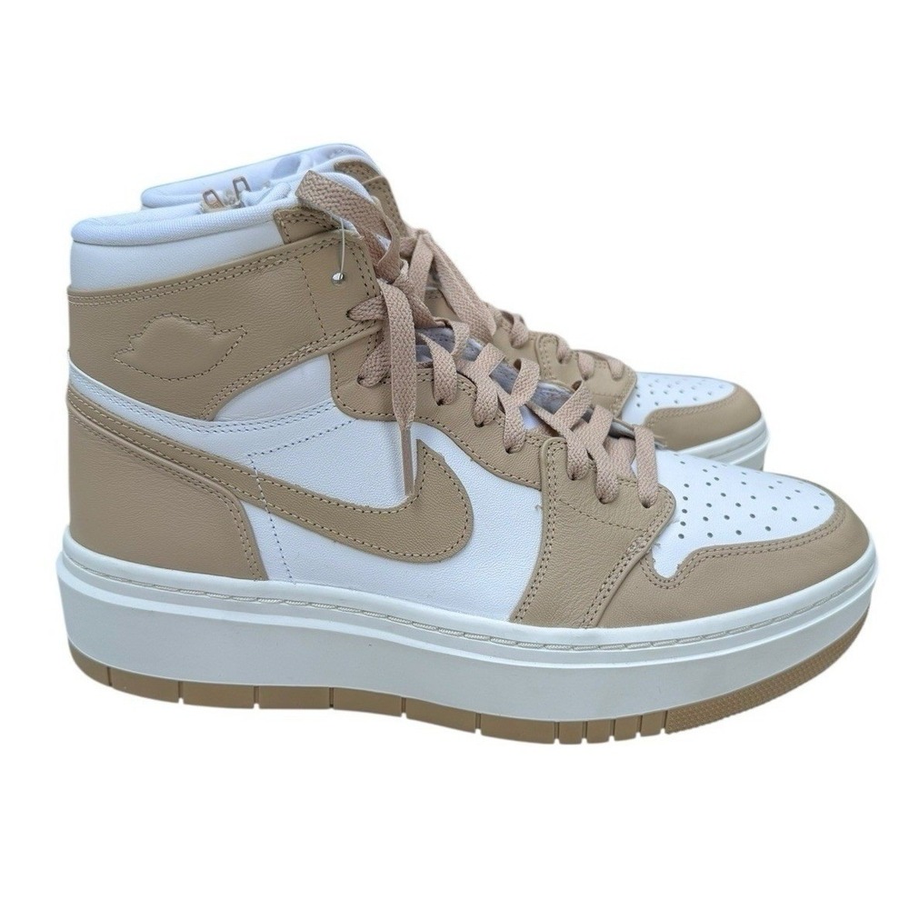 Nike Air Jordan 1 Elevate High White Desert Tan Platform DN3253-121 M 10.5 W 12